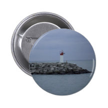 Lighthouse Rocks Pinback Buttons
