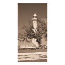 Lighthouse Sepia Photo Card