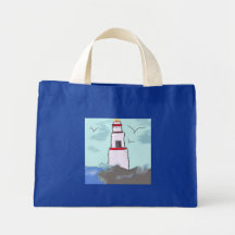 lighthouse tote bags