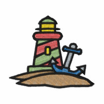 Lighthouse with Anchor Polo Shirt