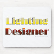 Lighting Designer (Text Only) Mouse Pad