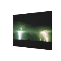 Lightning. Gallery Wrapped Canvas