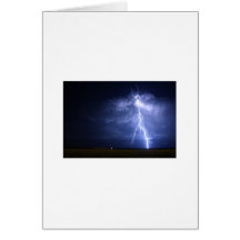 Lightning Greeting Card