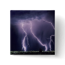 Lightning over Salt Lake Valley, Utah.
