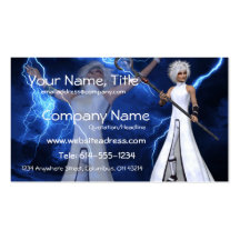 Lightning Storm - Fantasy/Anime Business Cards