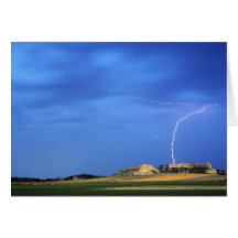 Lightning strikes the Wildcat Hills near Card