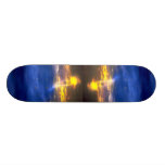 Lightning texture custom skate board