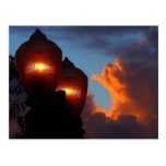Lights at Sunset Postcard