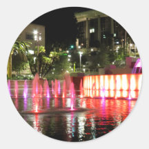 Lights In A Fountain Sticker
