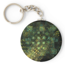 Lights in the City Abstract Art Keychain