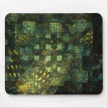 Lights in the City Abstract Art Mousepad