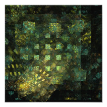 Lights in the City Abstract Art Photo Print
