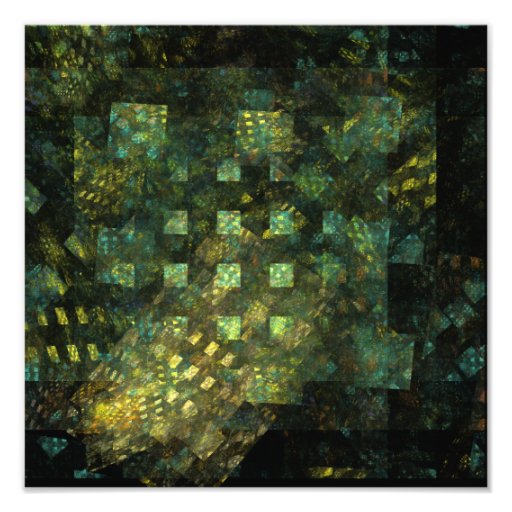 Lights in the City Abstract Art Photo Print