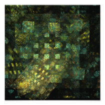 Lights in the City Abstract Art Photo Print