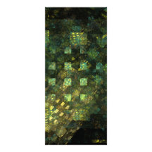 Lights in the City Abstract Art Rack Card