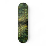 Lights in the City Abstract Art Skateboard