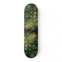 Lights in the City Abstract Art Skateboard