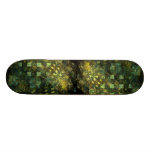 Lights in the City Abstract Art Skateboard