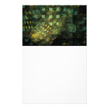 Lights in the City Abstract Art Stationery