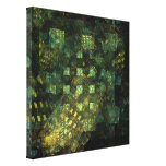 Lights in the City Abstract Wrapped Canvas Print