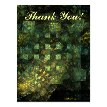 Lights in the City Thank You Postcard