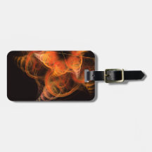 Lightworks Abstract Art Address Travel Bag Tag