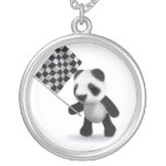 ligne d'arrivée de panda du bébé 3d pendentif