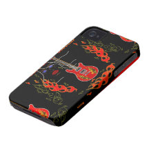 Ligne de DÉESSE de GUITARE Coques iPhone 4 Case-Mate