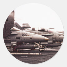 Ligne F-18 Autocollant