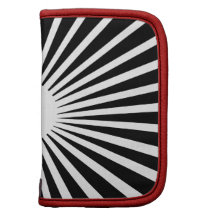 Ligne noire et blanche folio d'éclat agendas
