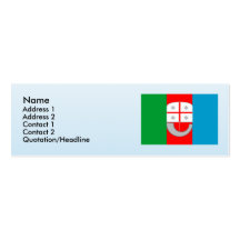 Liguria, Italy Business Card Template