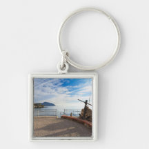 Liguria - promenade in Sori Key Chain
