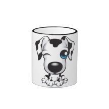 likable doggie,purp coffee mug