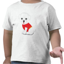 likable doggie,purp tshirt