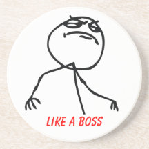 Like a Boss Beverage Coaster