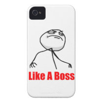 Like a boss iPhone 4 Meme case Iphone 4 Case