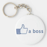 Like A Boss keychain