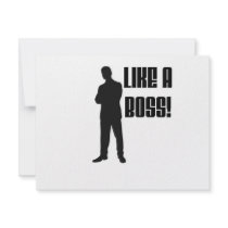LIKE A BOSS PRODUCTS PERSONALIZED INVITATION