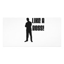 LIKE A BOSS PRODUCTS PHOTO CARD TEMPLATE