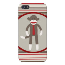 Like a Boss Sock Monkey with Tie iPhone 5 Case