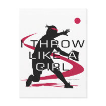 Like a girl D Postcard