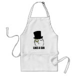 Like a Sir Monocle Rage Face Meme Aprons