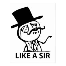 Like a Sir Post Cards