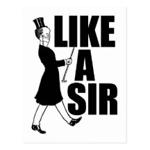Like a Sir Postcard