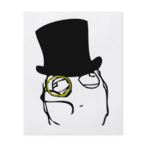Like a Sir Rage Face Meme Full Color Flyer