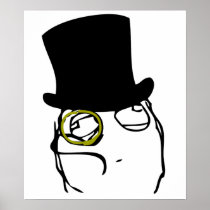 Like a Sir Rage Face Meme Posters