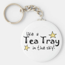 Like a tea Tray in the Sky Key Chain