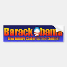 Like Carter but not Senile! Bumper Sticker