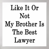 Like It Or Not My Brother Is The Best Lawyer