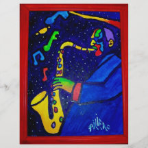 Like Jazz Man by Piliero Flyer Design